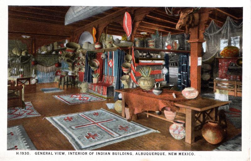 General View, Interior of Indian Building, Albuquerque, New Mexico