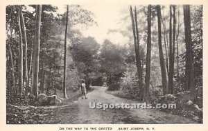 On the Way to the Grotto - Saint Josephs, New York