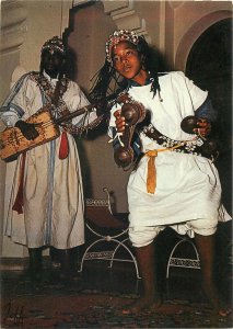 Ethnic native African Casablanca gloua dancer