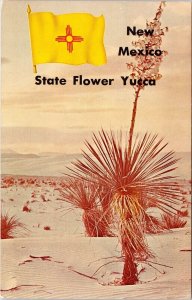 New Mexico NM State Flower Yucca Elata Postcard UNP VTG Schaaf Unused Vintage 
