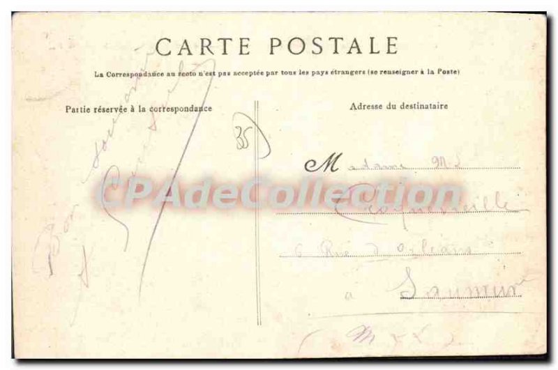 Old Postcard Parame Carrefour De Rochebonne