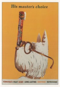 His Masters Voice Of Choice Rowntree Fruit Gums Postcard