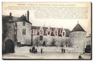 Old Postcard Dourdan The wrong Chateau main entrance Origins of Chateau de Do...