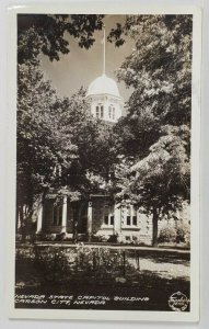 Nevada State Capitol Building Carson City Rppc Postcard R10