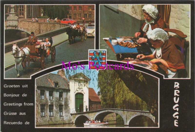 Belgium Postcard - Bruges / Brugge Greetings, West Flanders  RR20655