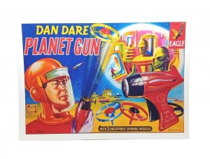 Eagle Comic Dan Dare Planet Gun Advertisment 1953 Repro Postcard