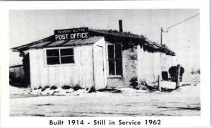 GRASSY BUTTE, ND North Dakota    POST OFFICE    1962    Postcard