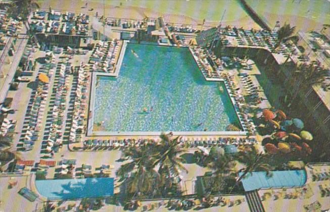 Florida Miami Beach The Sherry Frontenac Swimming Pool 1956