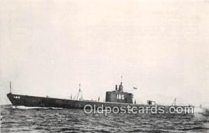 Reproduction - Submarine - USS Snapper SS 185 Commissioned 1937 Ship Postcard...