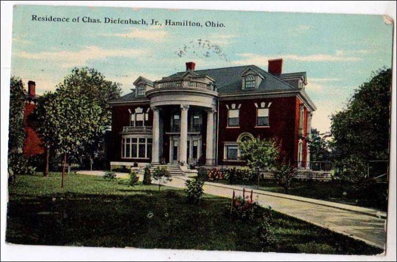 OH - Hamilton. Residence of Charles Diefenbach Jr.