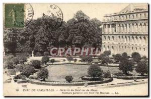 Old Postcard Park of Versailles Parterres North Views of the Museum