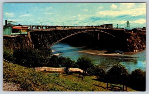 Reversing Falls At High Tide, Saint John New Brunswick, Vintage Postcard #2