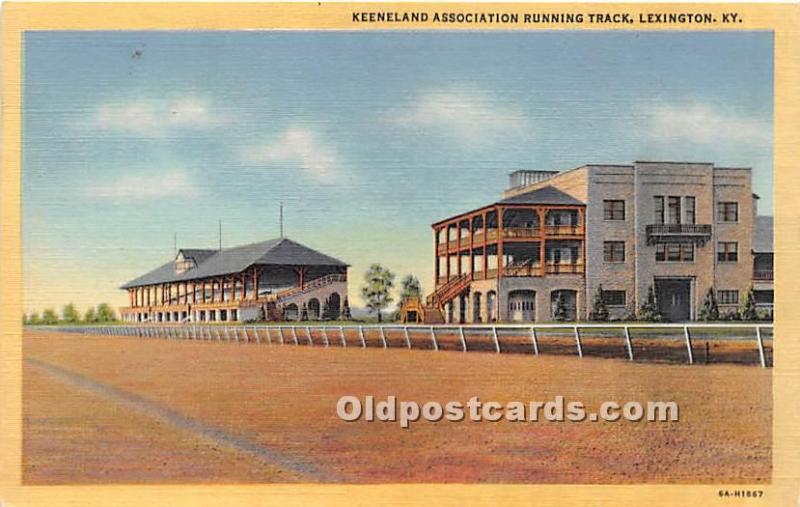 Keenelan Association Running Track Lexington, KY , USA Horse Racing Unused 