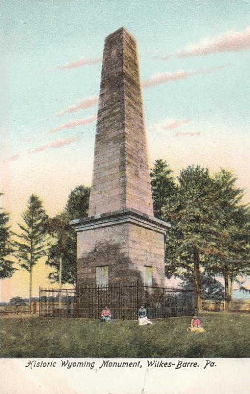 Historic Wyoming Monument - Wilkes-Barre PA, Pennsylvania - UDB