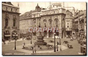 Old Postcard London Piccadilly Circus