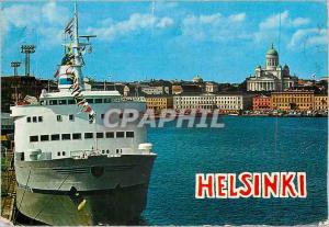 Postcard Modern Helsinki Helsinki Sunth Boat Harbor