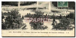 Old Postcard Saint Cloud Park View The Park On The Terraces of The Old Chateau