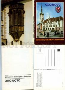 239755 Czechoslovakia OLOMOUC SET of 12 postcards in COVER