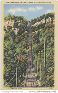 Tennessee Chattanooga The Steep Grade Incline Railway Up Lookout Mountain