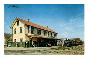 PA - Rockhill Furnace. East Broad Top Railroad Station & Train