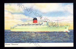 LS2503 - Cunard Liner - Carmania - built 1954 - postcard