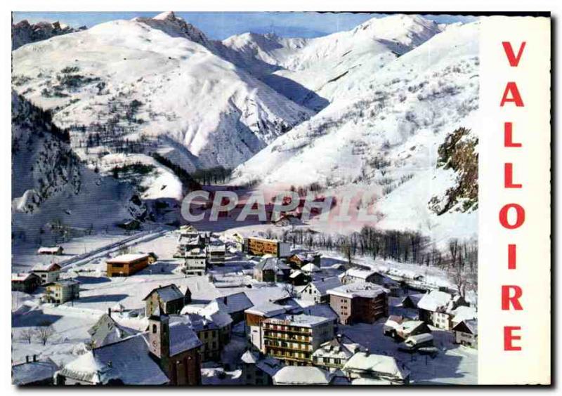 Postcard Modern Valoire Aerial view the Station Center Le Cret Rond