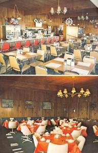 Arkinson Illinois Gulf Plaza Restaurant Multiview Vintage Postcard K38176