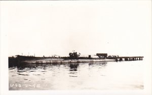 Submarine U S S S-48 Real Photo