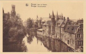 Belgium Bruges Quai du Rosaire