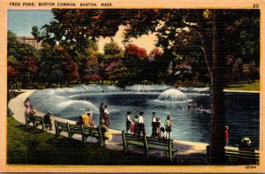 Massachusetts Boston Frog Pond Boston Common