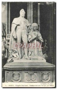 Old Postcard Dreux Chapelle Saint Louis Tomb of Louis Phliippe By Mercia