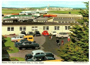 Pan American Pan AM & Aer Lingus at Shannon Free Airport Ireland Postcard