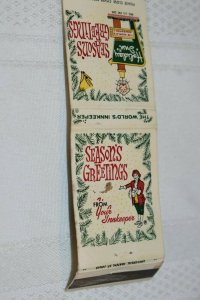 Holiday Inn Seasons Greetings Chicago Hillside 20 Strike Matchbook Cover