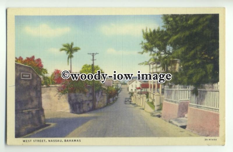 ft1441 - Bahamas - West Street , Nassau - postcard