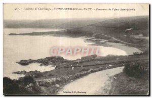 Postcard Old Surroundings of Cherbourg Saint Germain des ponorama worth of sa...