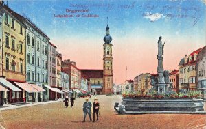 GERMANY~Deggendorf Luitpoldplatz mit Grabkirche POSTCARD