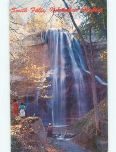 Unused Pre-1980 WATERFALL SCENE Valentine & Sparks & Thatcher Nebraska NE E4293