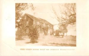 Duxbury Massachusetts Alden House Exterior View Real Photo Postcard J52164