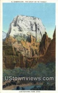 El Gobernador - Zion National Park, Utah UT Postcard