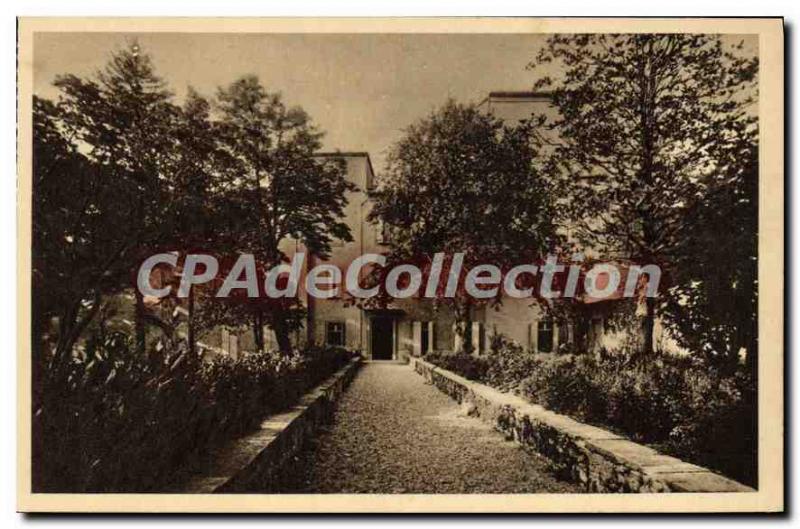 Postcard Old Lagrasse Aude L'Entree Orphanage of Military Medals