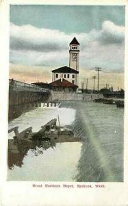 WA, Spokane, Washington, Great Northern Depot, Inland Printing