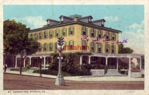 MT. VERNON INN EPHRATA, PA 1930