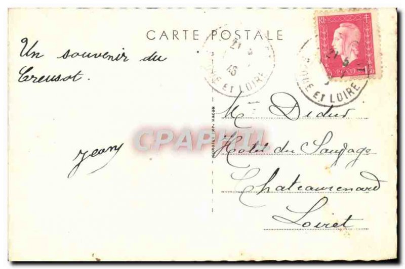 Modern Postcard Souvenir Du Creusot