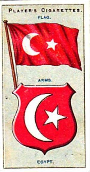 Player Cigarette Card Flags &  Emblems No 35 Egypt