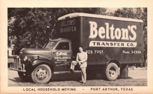 Texas Port Arthur Bellton's Transfer Company Local Household Moving Truch