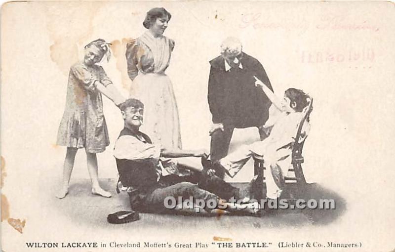 Wilton Lackaye, The Battle Theater Actor / Actress Unused 