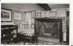 Buckinghamshire Postcard - The Study, Milton's Cottage, Chalfont St Giles  9061A