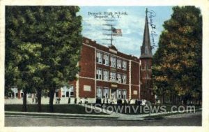 High School in Deposit, New York