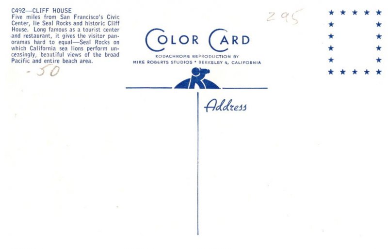 California San Francisco   Cliff House