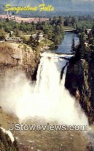 Snoqualmie Falls - Seattle, Washington WA Postcard